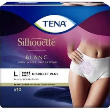 TENA Silhouette Normal L 1×10 buc, chiloți pentru incontinență