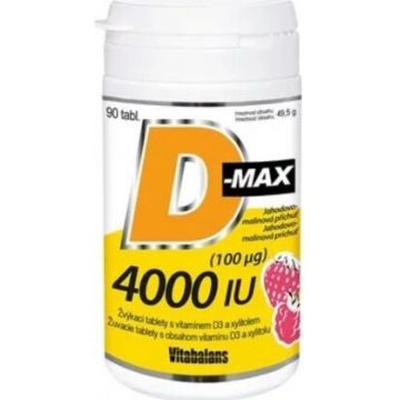 Vitabalans D-max 4000 UI (100 µg) 1×90 tbl, vitamina D3