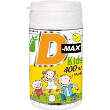 Vitabalans D-max Kids 400 UI (10 µg) 1×90 tbl, vitamina D3 pentru copii