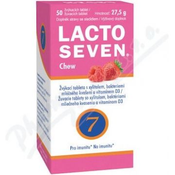 Vitabalans LACTOSEVEN Chew 1×50 tbl, susținerea sistemului imunitar