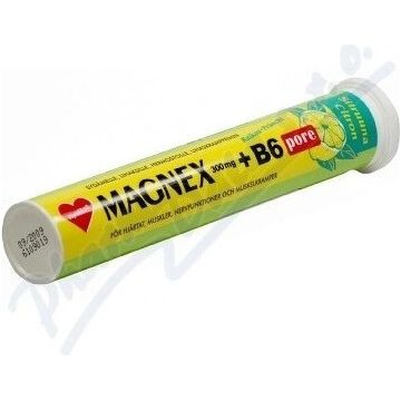 Vitabalans MAGNEX 375 mg + B6 efervescent 1×20 tbl, magneziu + B6 pentru sportivi