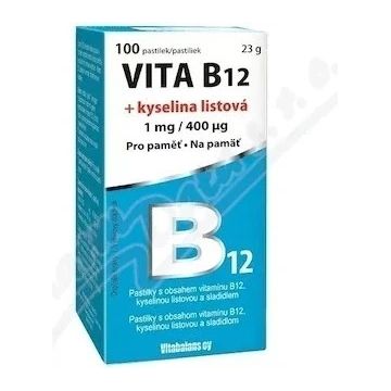 Vitabalans VITA B12 + acid folic 1×100 tbl, vitamina B12