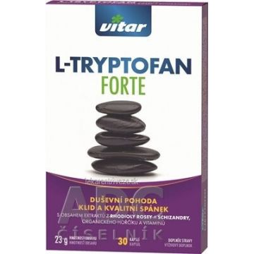 VITAR L-TRYPTOFAN FORTE 1×30 cps