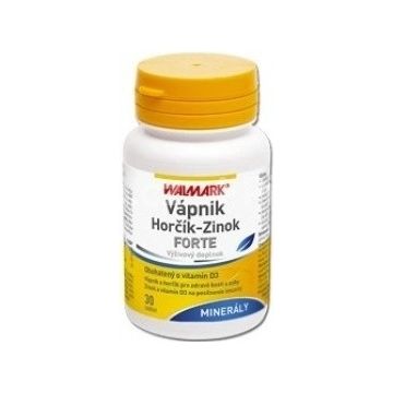 WALMARK Calciu Magneziu Zinc FORTE 1x30 buc, supliment alimentar cu minerale