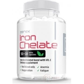 Zerex Chelat de fier + vitamina C 1×60 tbl, supliment alimentar