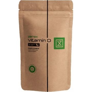 Zerex Vitamina D 2000 UI 1×60 tbl, supliment alimentar