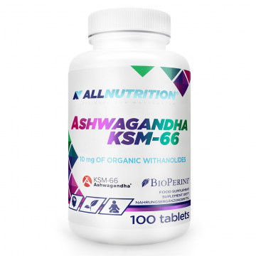 Allnutrition Ashwagandha KSM-66, 100 comprimate