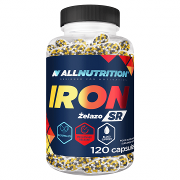 Allnutrition Fier SR, fier, 120 capsule