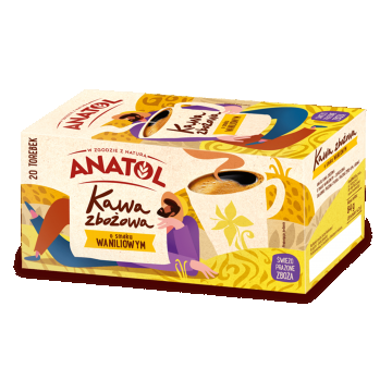Anatol Cereale Cafea, expres, vanilie, 4.2 g x 20 plicuri