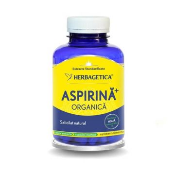 Aspirina Organică, 120 capsule, Herbagetica