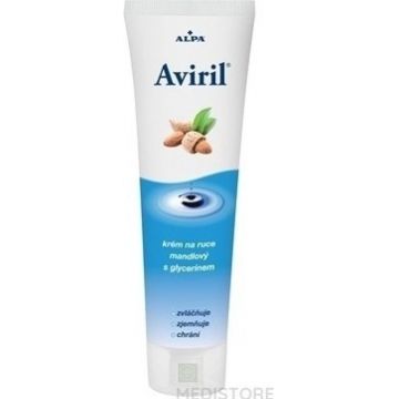AVIRIL CREMĂ DE MÂINI ALMOND CU GLICERINĂ 1×100 ml, cremă de mâini protectoare