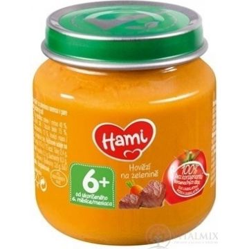 Carne de vită Hami cu legume 1×125 g, (de la sfârșitul lunii a 6-a)