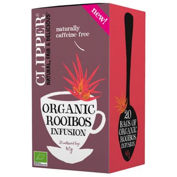 Clipper, ceai rooibos Bio, 2 g x 20 pliculețe