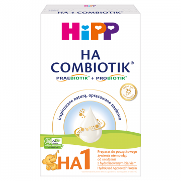 HiPP HA 1 Combiotik, lapte pentru sugari, de la naștere, 350 g