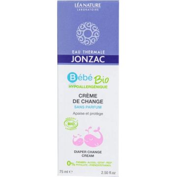 JONZAC Bébé Cremă pentru schimbarea bebelușului BIO 1×75 ml
