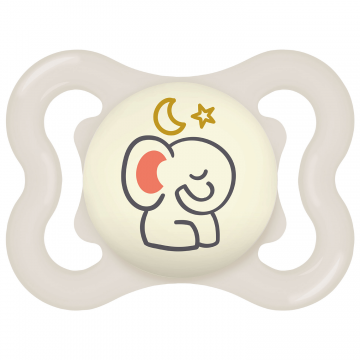 MAM Supreme Night, suzetă, silicon, ortodontic, Planet Love, unisex, de la naștere, 1 buc