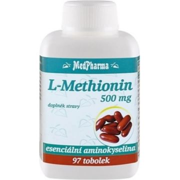 MedPharma L-Metionină 500 mg 1×97 cps, supliment alimentar