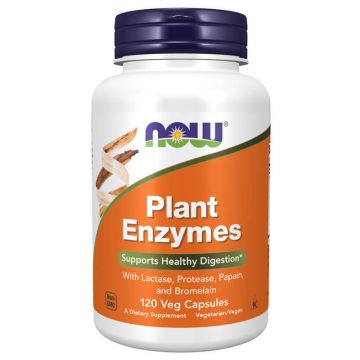 Now Foods Enzime vegetale, enzime vegetale, 120 capsule