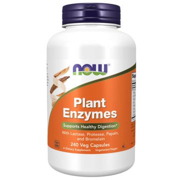 Now Foods Enzime vegetale, enzime vegetale, 240 capsule