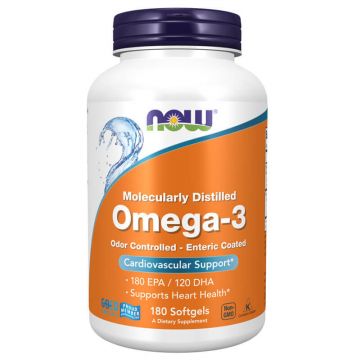 Now Foods Omega-3 1000 mg, 180 capsule