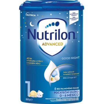 Nutrilon Advanced 1 Good Night 6×800 g, lapte pentru sugari