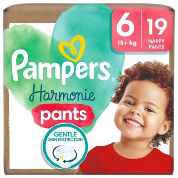 Pampers Harmonie Pants, scutece, mărimea 6, 15 kg+, 19 buc