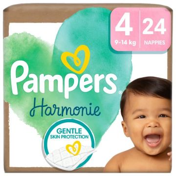 Pampers Harmonie, scutece, mărimea 4, 9-14 kg, 24 buc