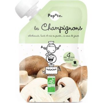 POPOTE Cap de ciuperci organice 120 g, 4+ 1×120 g