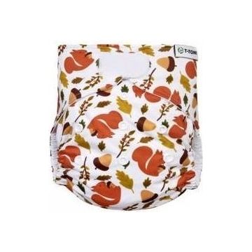 T-TOMI Scutece AIO - Set de schimbare Velcro Fish 1×2 buc, chiloți scutec