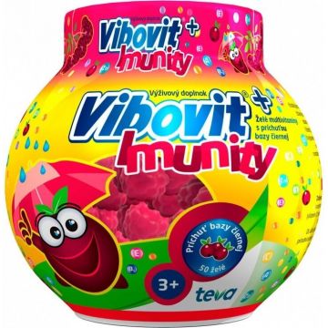 Vibovit + Imunitate 50 1×50 buc, jeleu cu aromă de soc negru