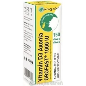 Vitamina D3 Axonia OROFAST 1000 UI spray sublingual 150 doze 1x30 ml