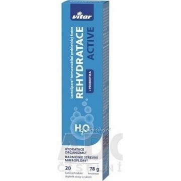 Vitar Rehydration Active 1×20 tbl, comprimate efervescente