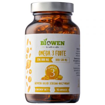 Biowen Omega 3 Forte, 90 capsule