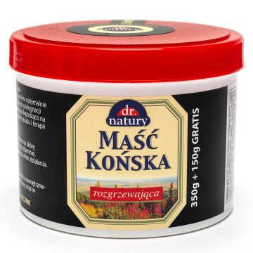 Dr. Natury, Unguent încălzitor pentru cai, 500 ml