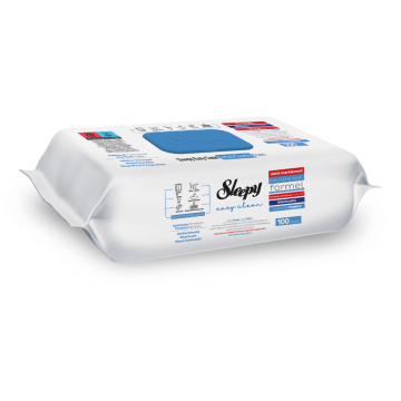 Șervețele umede multisuprafețe Easy Clean Bleach Additive, 100 bucăți, Sleepy