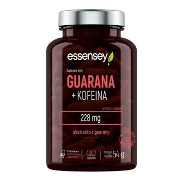 Essensey Guarana + Cafeină, 90 capsule