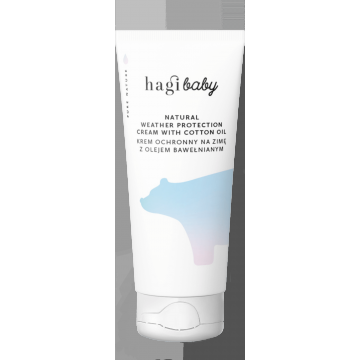 Hagi Baby, cremă de iarnă protectoare cu ulei de semințe de bumbac, 50 ml