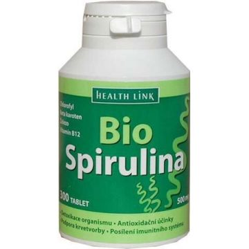 Health Link SPIRULINA BIO 1×300 tbl, spirulină