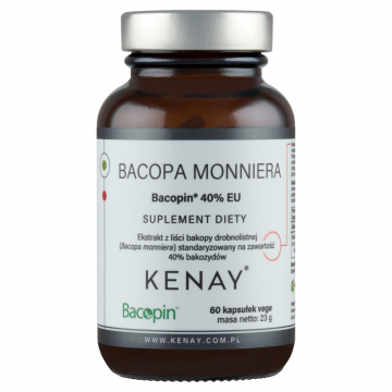 Kenay Bacopa Monniera Bacopin, bacopa minor, 60 capsule