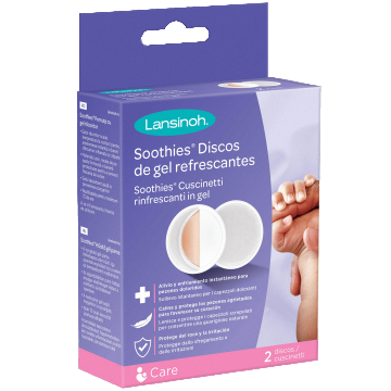 Lansinoh Soothies, comprese cu gel de răcire, 2 bucăți