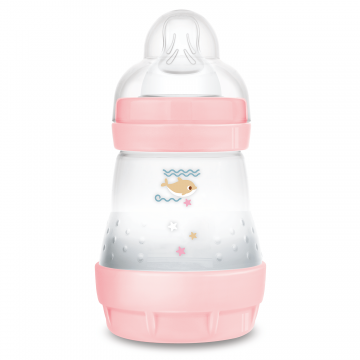 MAM Perfect Start, sticlă anti-colică, cu tetină din silicon, Sealife, fetiță, de la naștere, 160 ml