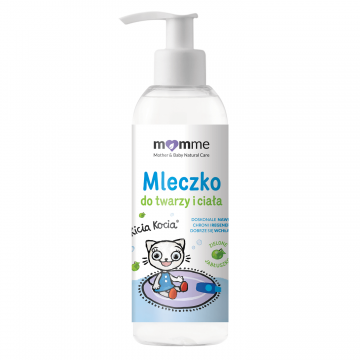 Momme Kitten, lapte pentru față și corp, măr verde, 150 ml