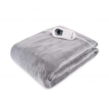 Oromed Oro-Blanket, pătură electrică, încălzire, fleece, gri