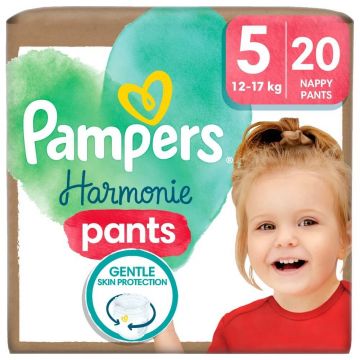 Pampers Harmonie Pants, scutece, mărimea 5, 12-17 kg, 20 buc