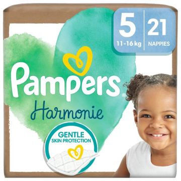 Pampers Harmonie, scutece, mărimea 5, 11-16 kg, 21 buc