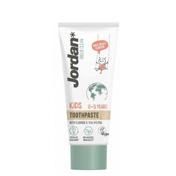 Pasta de dinti pentru copii Green Clean, 0-5 ani, 50 ml, Jordan