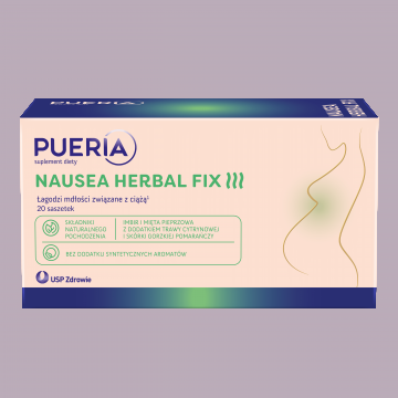 Pueria Nausea Herbal Fix, 20 pliculețe