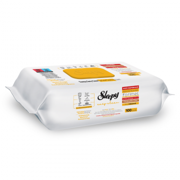 Servețele umede multisuprafețe Easy Clean Herbal Soap, 100 bucǎți, Sleepy 