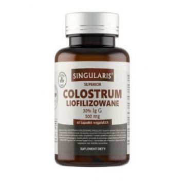 Singularis Colostrum Liofilizat 30% Ig G 500mg, 60 capsule