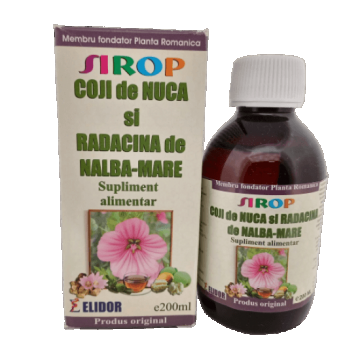 Sirop coji de nuca si nalba-mare, 200ml, Elidor